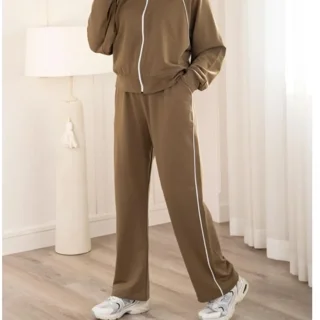 ست دو تیکه بیسان مناسب پاییز و زمستان با سایز تک سایز 36 الی 44